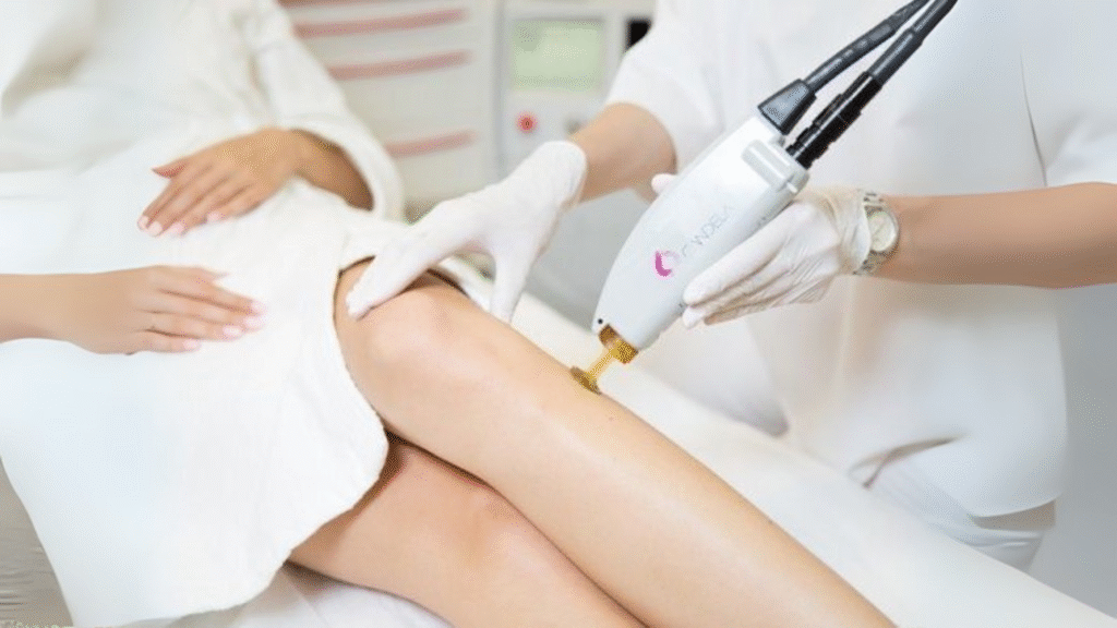 Brazilian Laser Treatment Process