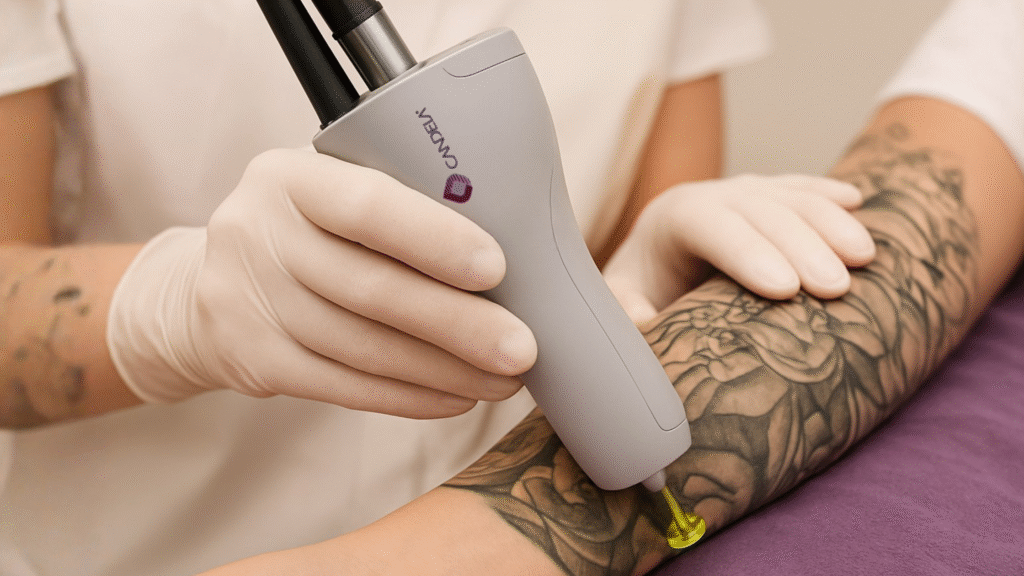 laser hair on tattoo