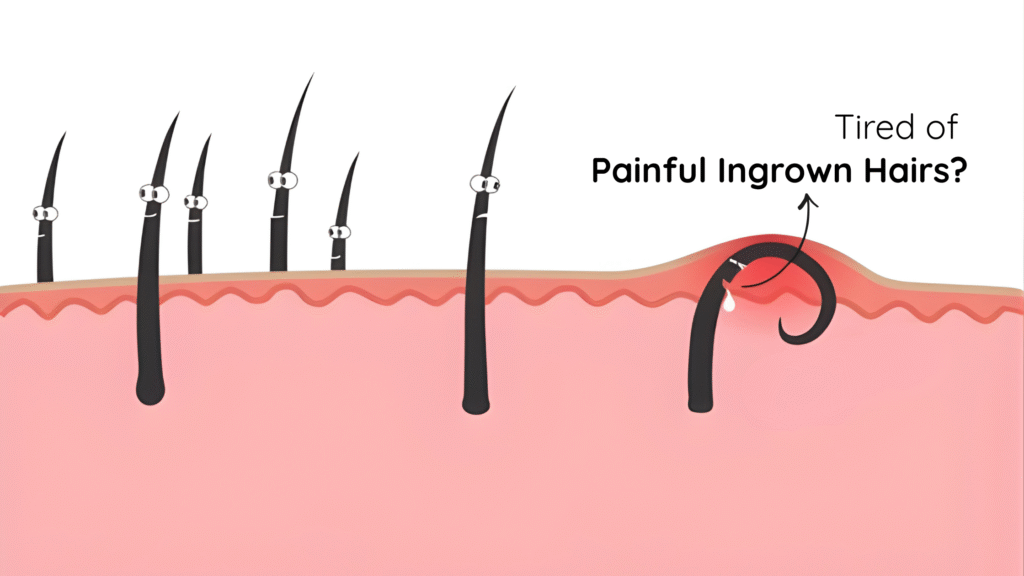 Tired of Painful Ingrown Hairs? Here’s How Laser Hair Removal Fixes the Root Problem