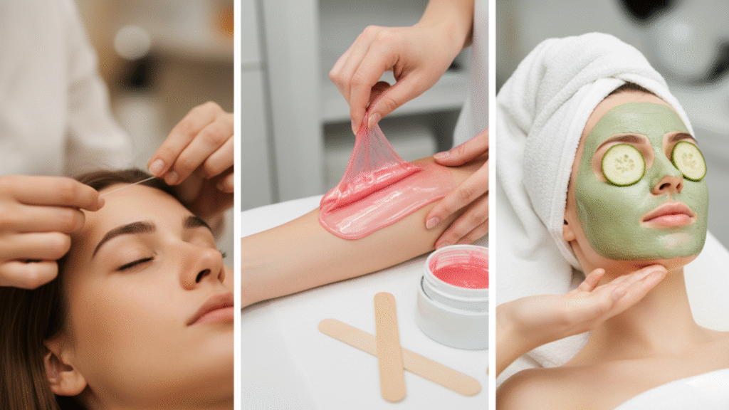 choose threading and waxing